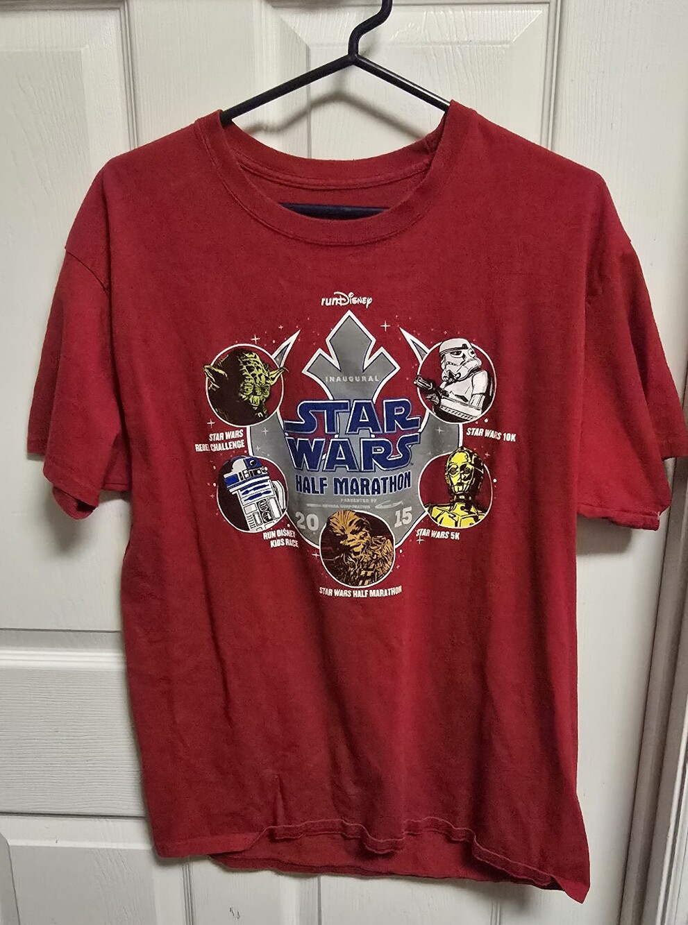 2015 RunDisney Inaugural Star Wars Hald Marathon T-shirt